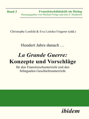 cover image of Hundert Jahre danach ...  La Grande Guerre